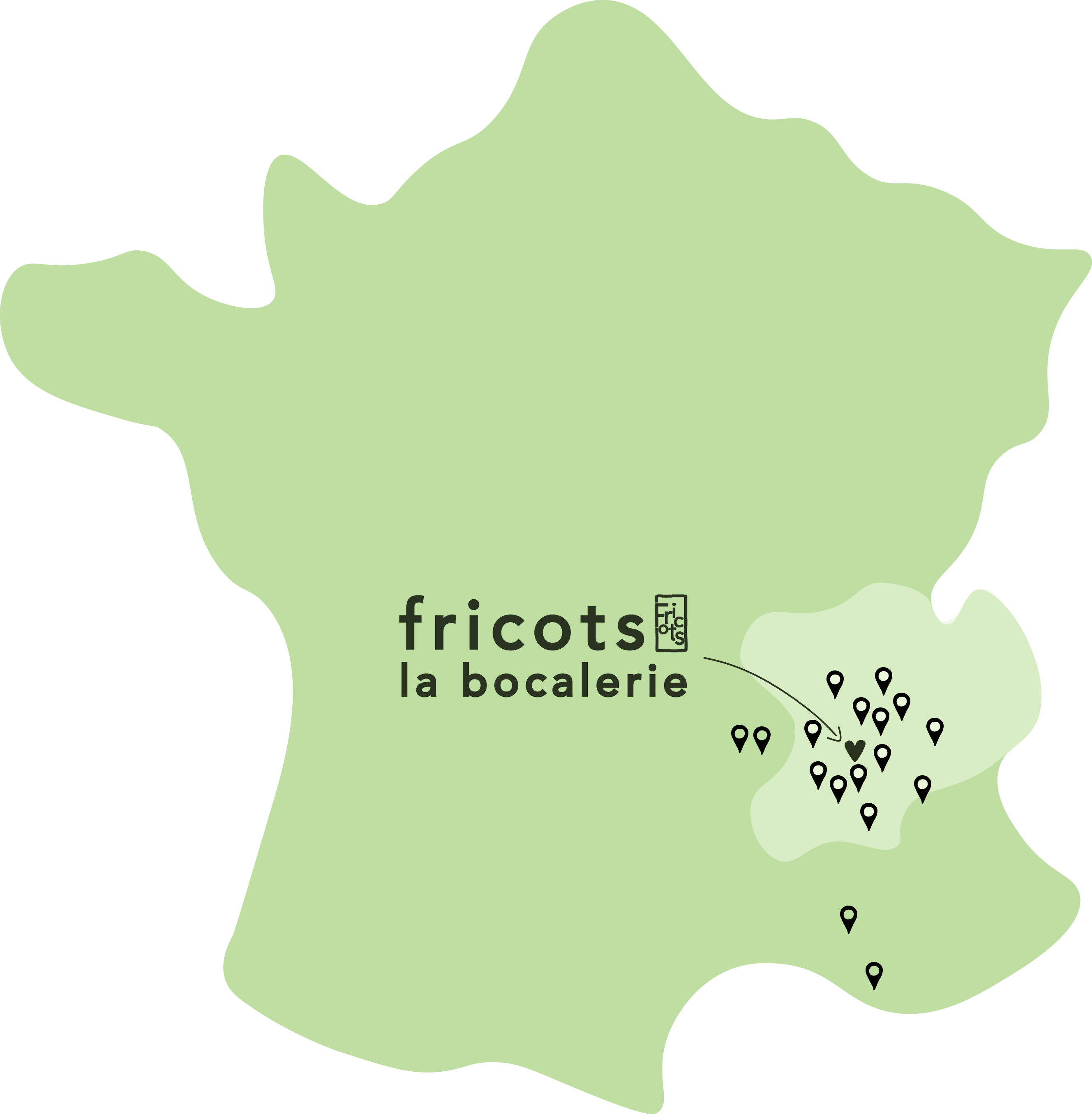 Map producteurs